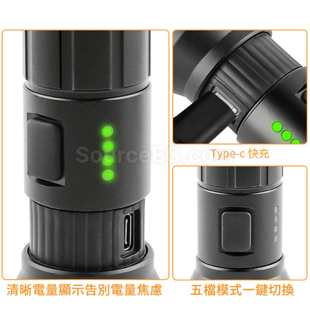 Customization SOS Zoom Flashlight Corporate Gifts