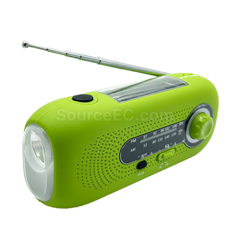 Customization SOS Disaster Prevention Emergency Flashlight Radio Corporate Gifts