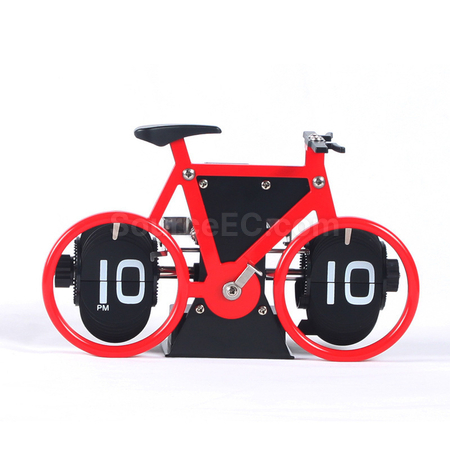 Customization Retro European Bicycle-shaped Flip Clock Corporate Gifts
