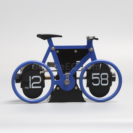 Customization Retro European Bicycle-shaped Flip Clock Corporate Gifts