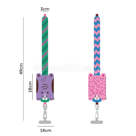 Customization Mobile Phone Lanyard Chain Wristband Corporate Gifts