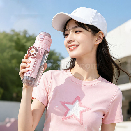 Customization Cooling spray water bottle fan Corporate Gifts