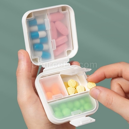 Customization Portable Dual-Seal Silicone Medicine Box Corporate Gifts