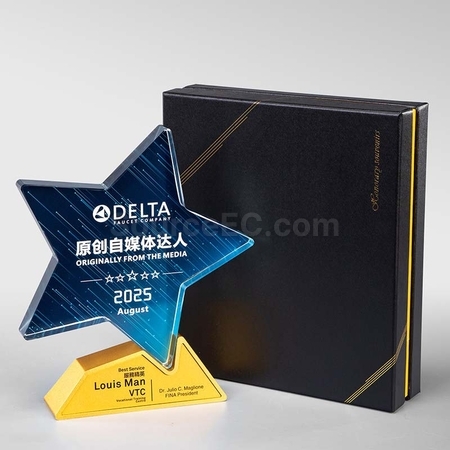 Customization Crystal & Metal Trophy Corporate Gifts