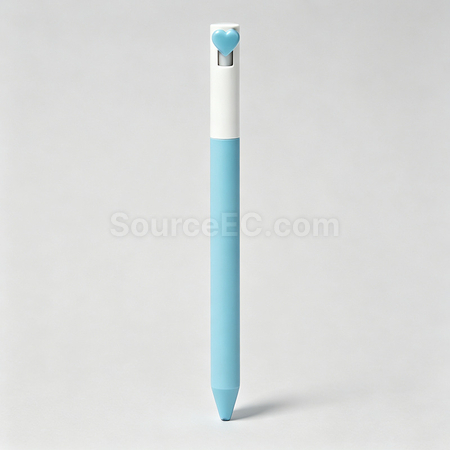 Customization Low-center-of-gravity heart-themed neutral pen Corporate Gifts