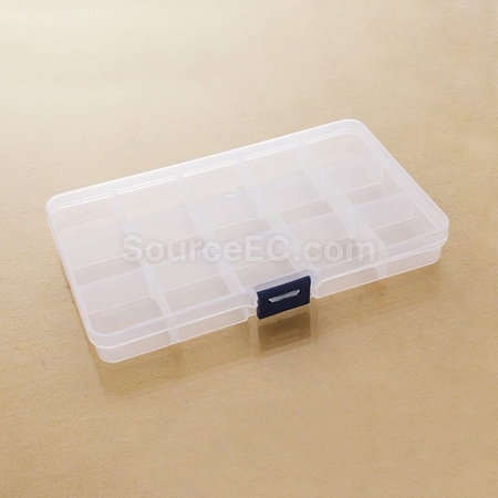 Customization Small 15-Grid Plastic Jewelry Box Corporate Gifts