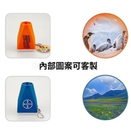 Customizable kaleidoscope lens pendants