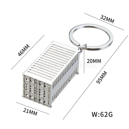 Customization Creative Simulation Container Keychain Corporate Gifts