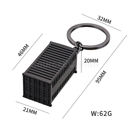 Customization Creative Simulation Container Keychain Corporate Gifts