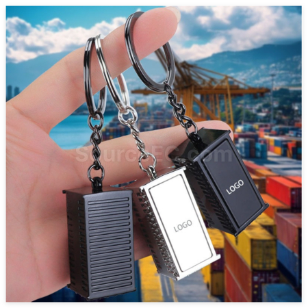 Customization Creative Simulation Container Keychain Corporate Gifts