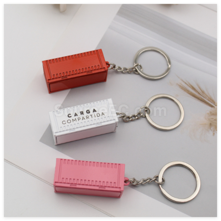 Customization Creative Simulation Container Keychain Corporate Gifts