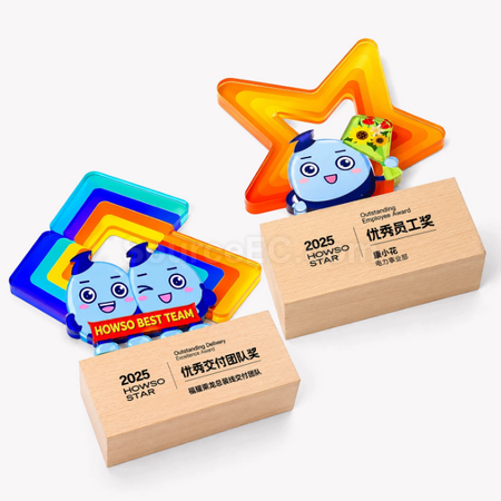 Customization Cartoon Acrylic Award Seat Corporate Gifts