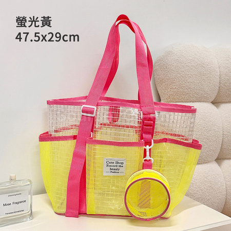 Customization Dopamine‑Colored Mesh Beach Bag Corporate Gifts