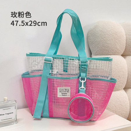 Customization Dopamine‑Colored Mesh Beach Bag Corporate Gifts