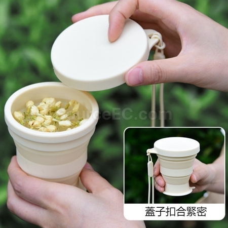 Customization Colorful And Portable Collapsible Silicone Cups Corporate Gifts