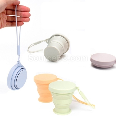 Colorful And Portable Collapsible Silicone Cups