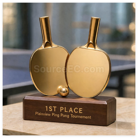Customization Table Tennis Resin Trophy Corporate Gifts