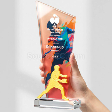 Customization Sports Crystal Award Corporate Gifts