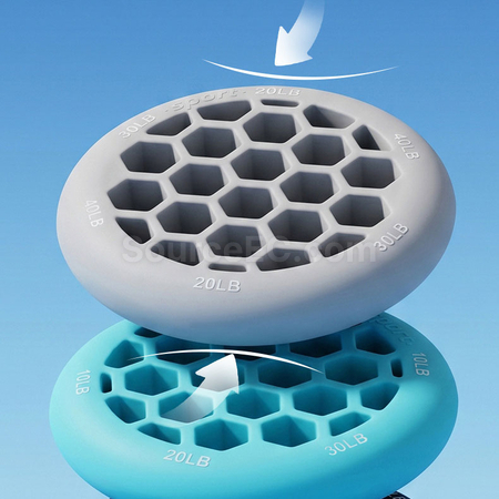 Customization Adjustable Strength Honeycomb Silicone Grip Strengthener Corporate Gifts