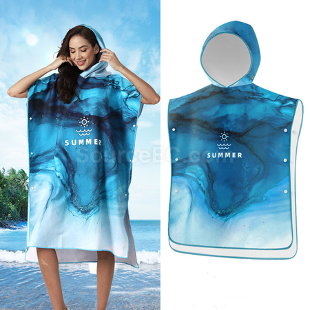 Customization Quick‑Dry Hooded Sports Cape Corporate Gifts