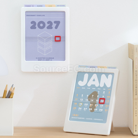 Customization Memo positioning stand desk calendar Corporate Gifts