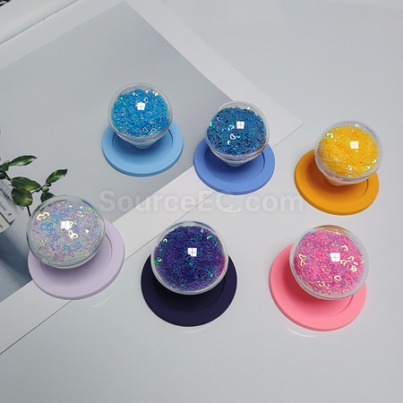 Customization Shake-And-Play 3D Hemispherical Phone Airbag Holder Corporate Gifts