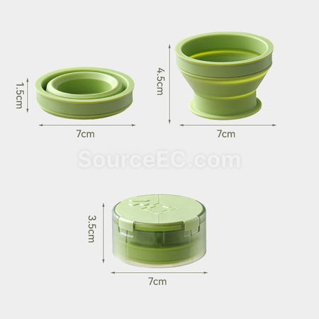 Customization 2‑in‑1 Portable Pill Box Water Cup Corporate Gifts