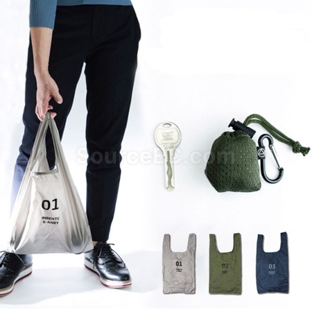 Foldable, Convenient, Lightweight Shopping Bag With Hooks And Extra-Large Capacity