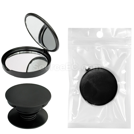 Customization Dual‑sided Mirror Pop‑Socket Phone Stand Corporate Gifts
