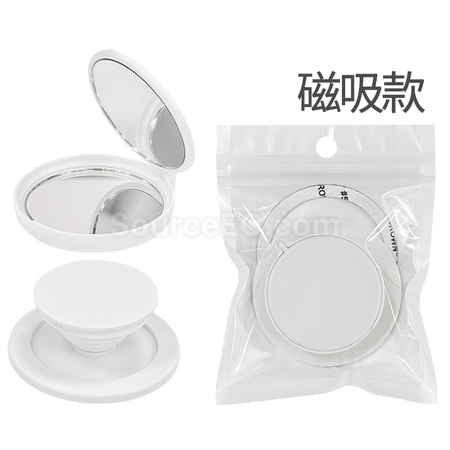 Customization Dual‑sided Mirror Pop‑Socket Phone Stand Corporate Gifts