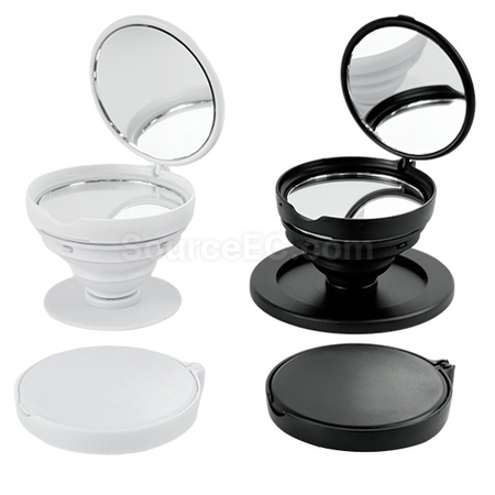 Customization Dual‑sided Mirror Pop‑Socket Phone Stand Corporate Gifts