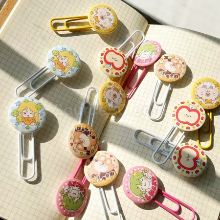 Customization Mini Badge Paper Clip Corporate Gifts