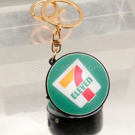 Customization Advertising Sign Lightbox Keychain-Circle Corporate Gifts
