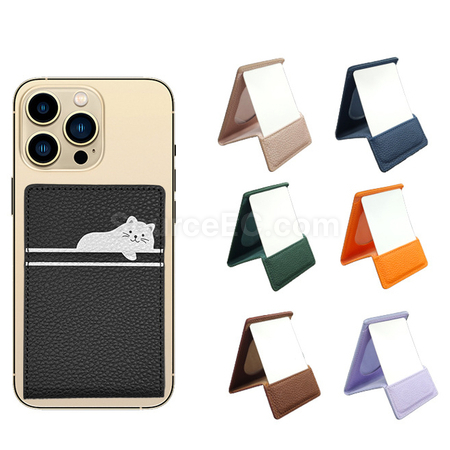 Magnetic Mirror Card Holder Stand