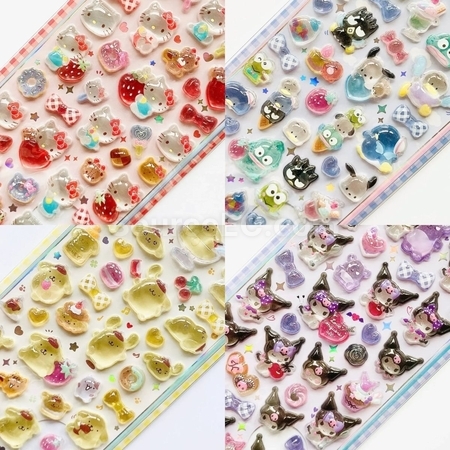 Customization 3D Solid Crystal Sticker (Customizable) Corporate Gifts