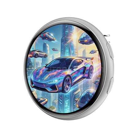 Customization 1.50-Inch Full-Touch Electronic Badge-Magnetic attraction Corporate Gifts