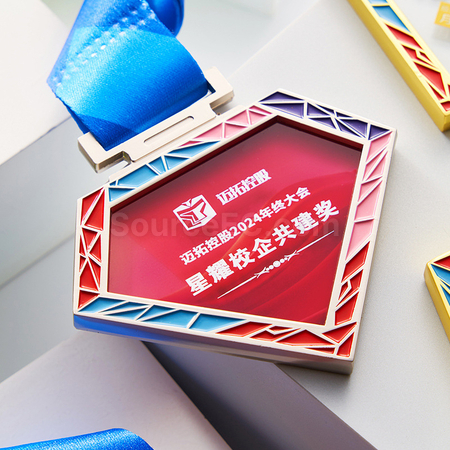 Customization Metal Crystal Medal Corporate Gifts