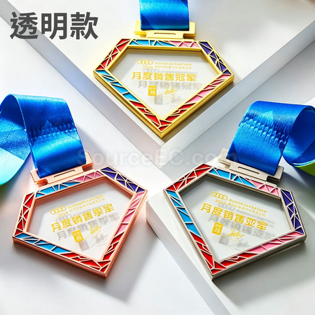 Customization Metal Crystal Medal Corporate Gifts