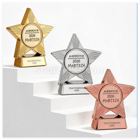 Customization Resin Star Award Trophy Corporate Gifts