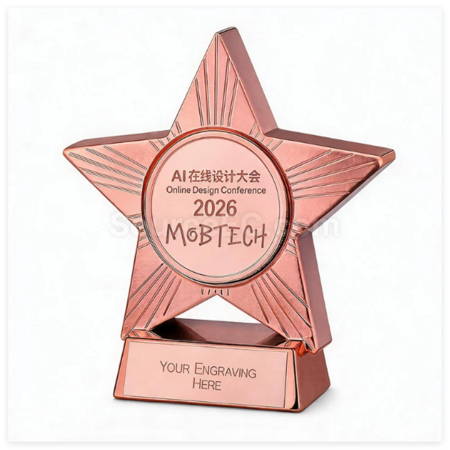 Customization Resin Star Award Trophy Corporate Gifts