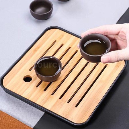 Customization Purple Clay Travel Tea Set Corporate Gifts