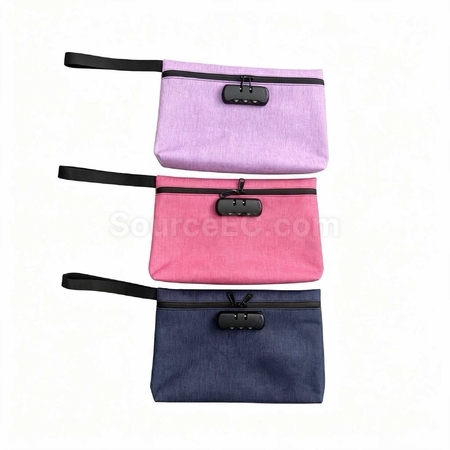 Anti‑theft Password Lock Pouch for Document Storage