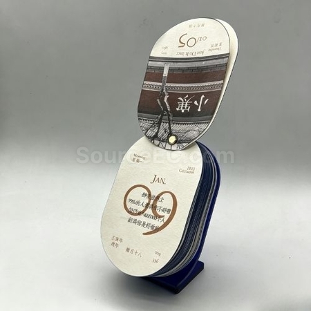 Tearable Rotating Desk Calendar