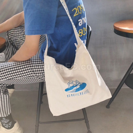 Customization Fresh And Artistic Crossbody Canvas Bag Corporate Gifts