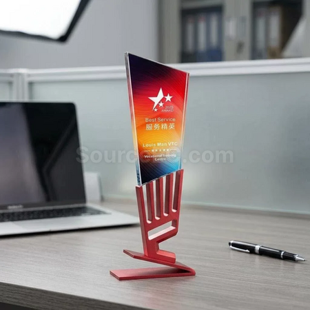 Customization Color Crystal Trophy Corporate Gifts