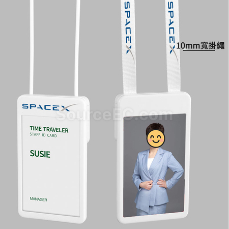 Retractable Lanyard Card Holder