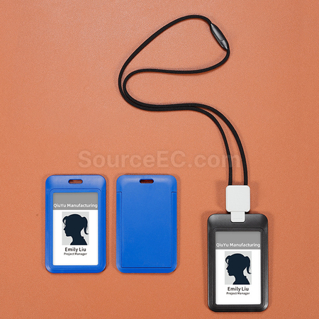 Retractable Lanyard Card Holder