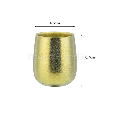 Customization Pure Titanium Ice Flower Goose Egg Cup Corporate Gifts
