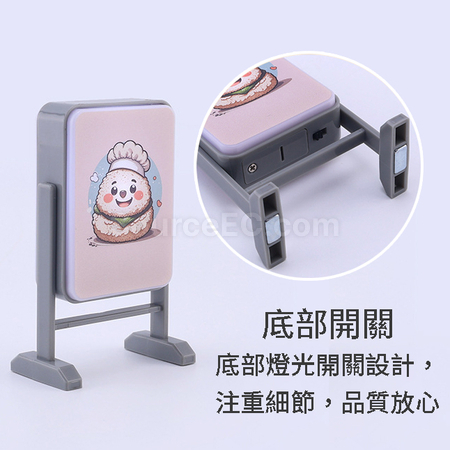 Customization Mini Rotating Light Sign Corporate Gifts