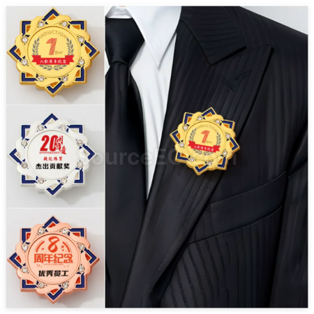 Customization Metal Badges And Medals Corporate Gifts